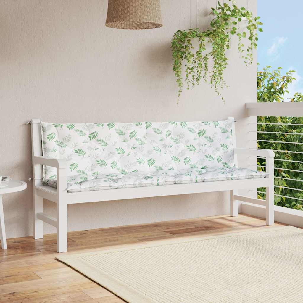 Gartenbank-Auflage Anthrazit 100x(50+50)x7 cm Oxford-Gewebe