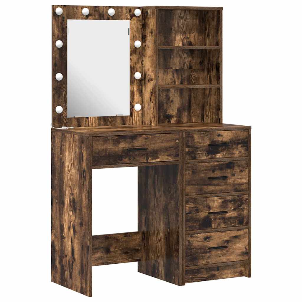 Schminktisch 2 pcs Weiß 50 x 41 x 135 cm Holzwerkstoff