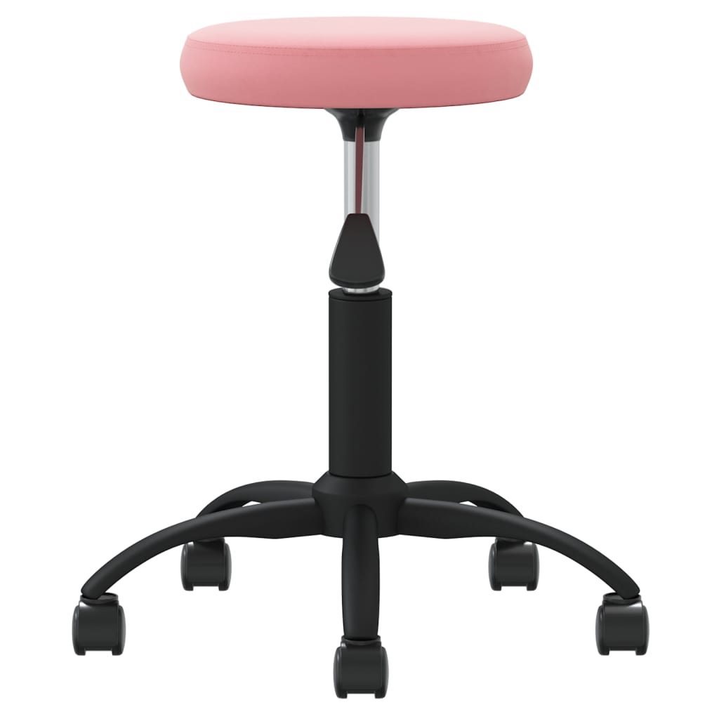 Massagehocker Samt Senfgelb