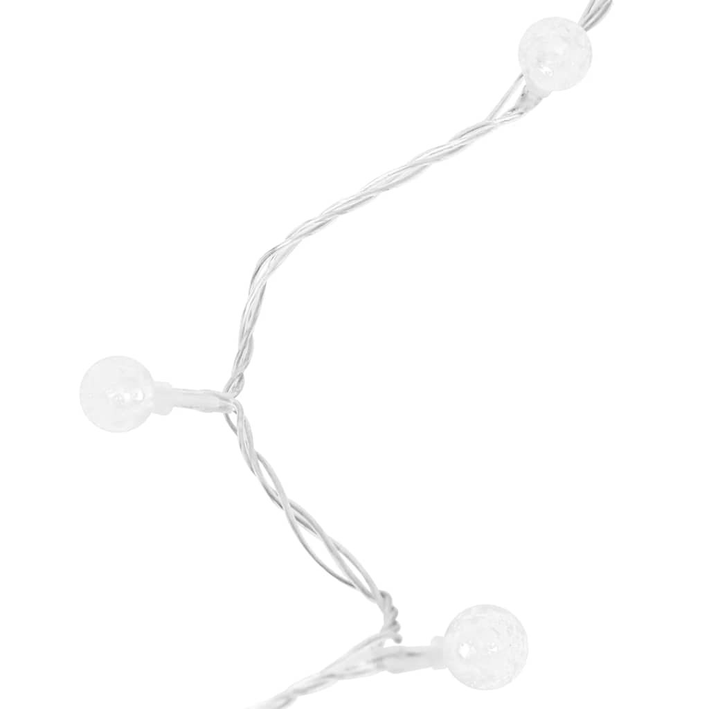 Lichterkette Kugeln 20 m 200 LED Warmweiß 8 Funktionen