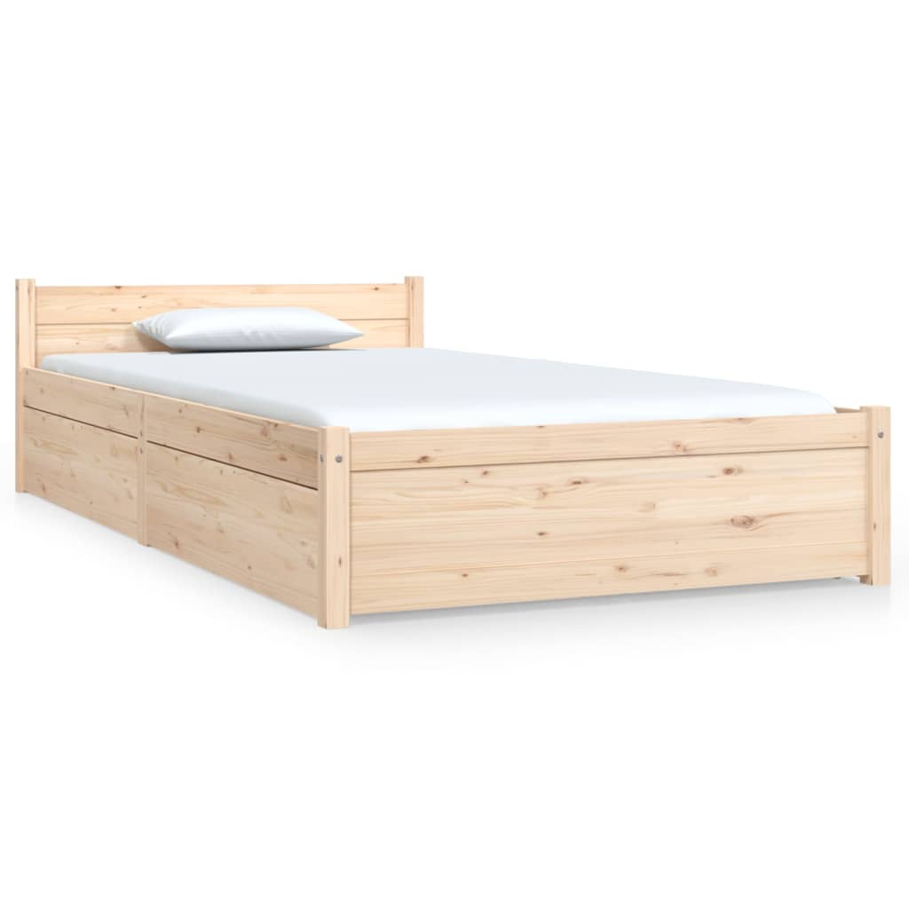 Bett mit Schubladen 75x190 cm