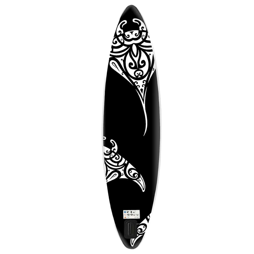 Aufblasbares Stand Up Paddle Board Set 305x76x15 cm Blau