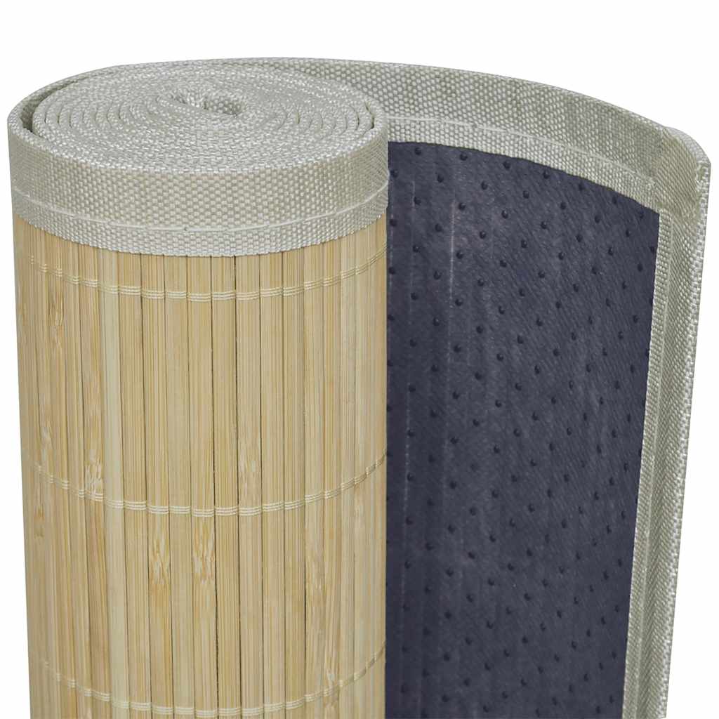 Teppich Bambus Natur Rechteckig 80x200 cm