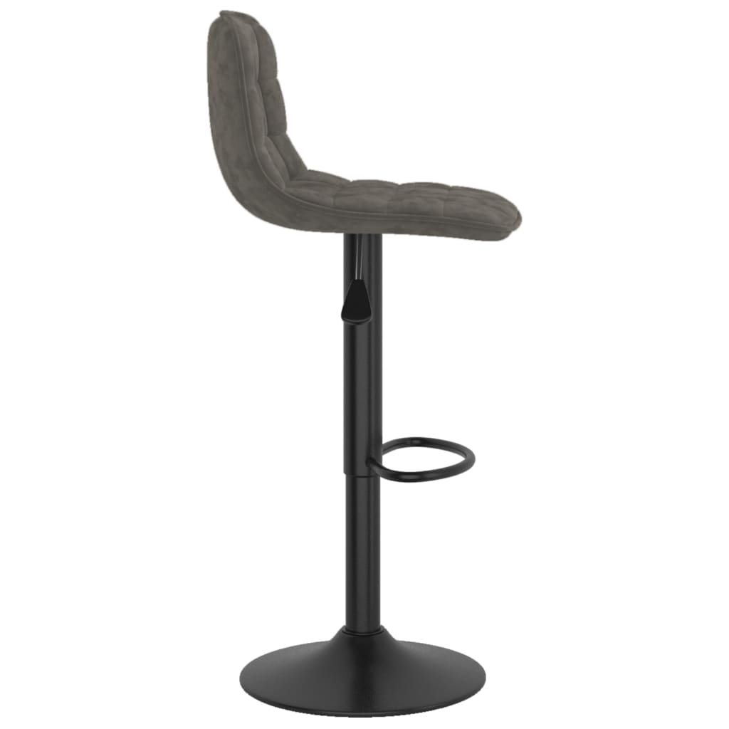 Barhocker 2 Stk. Hellgrün Samt