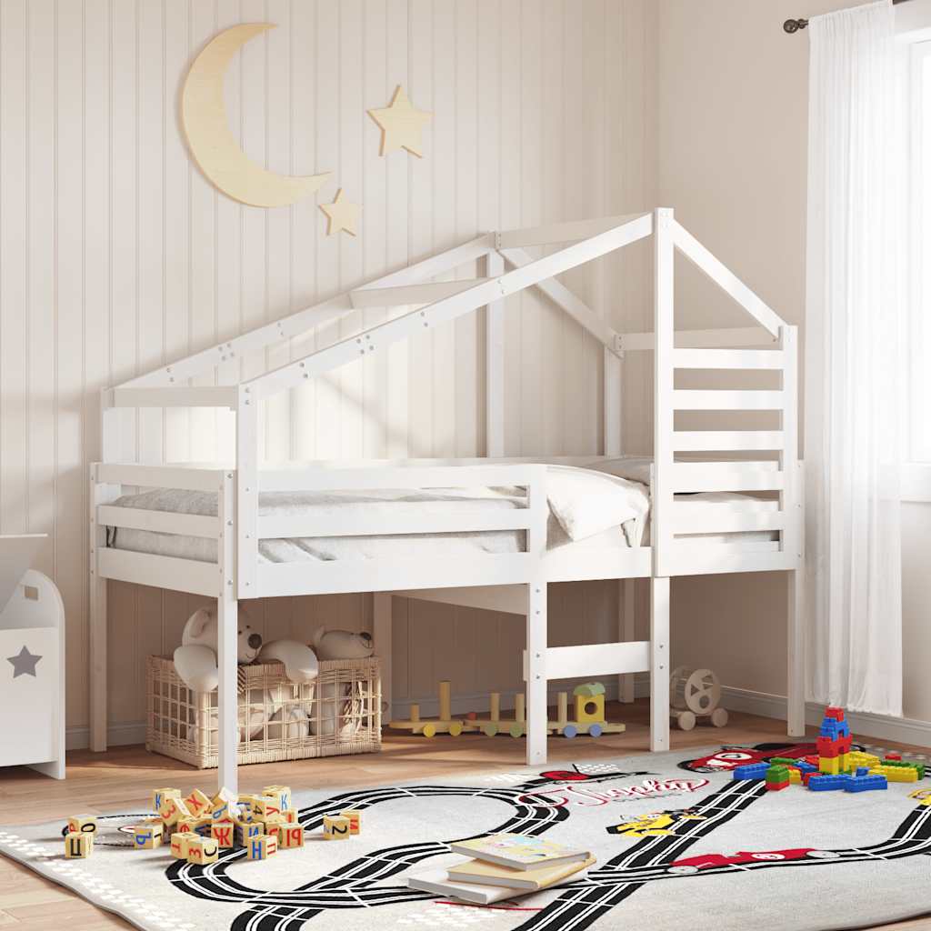 Dach für Kinderbett 198x87x113 cm Massivholz Kiefer