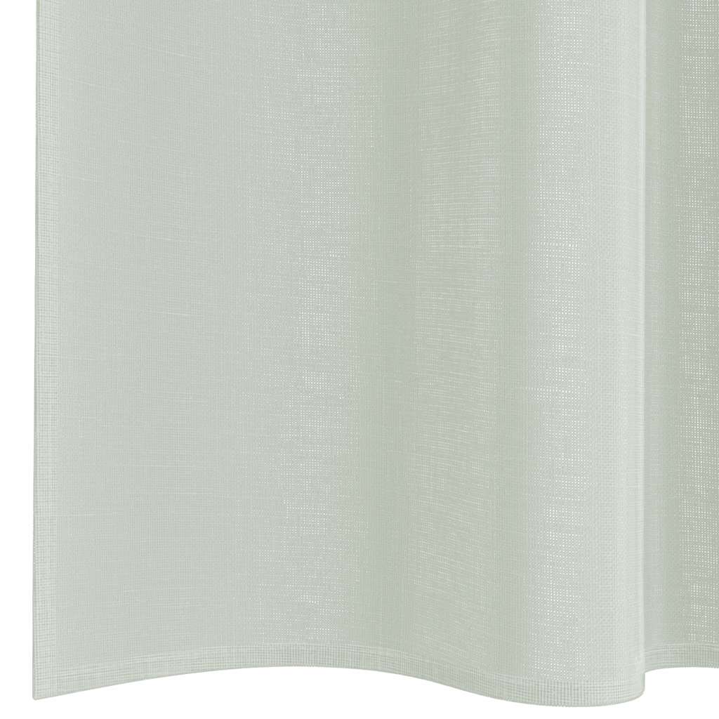 Voile Vorhänge mit Ösen 2 Stk. Apfelgrün 140x140 cm
