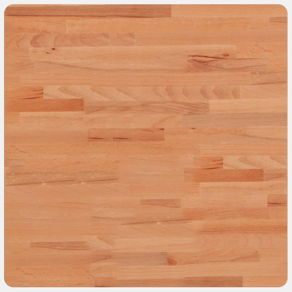 Tischplatte Ø30x1,5 cm Rund Massivholz Buche