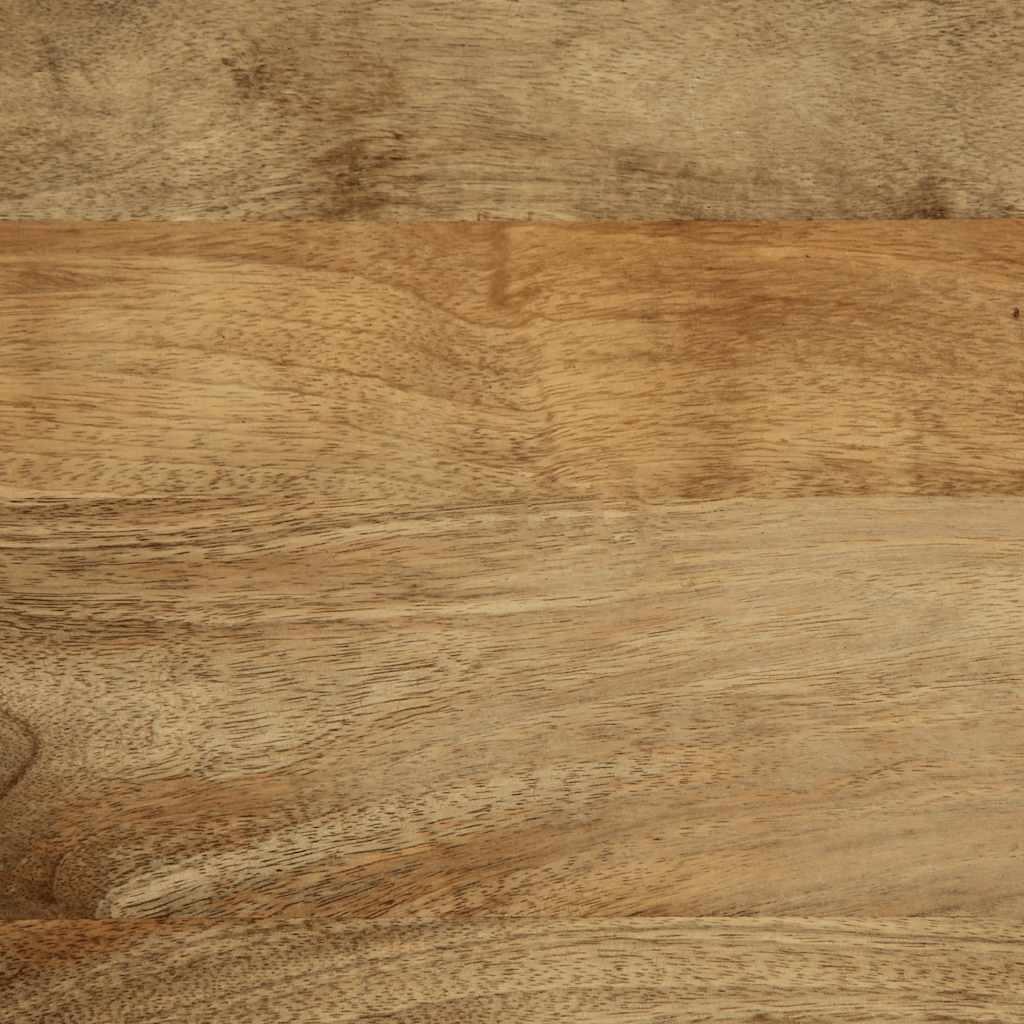 TV-Schränk mit Regal Braun 100 x 33 x 46 cm Massivholz Mango