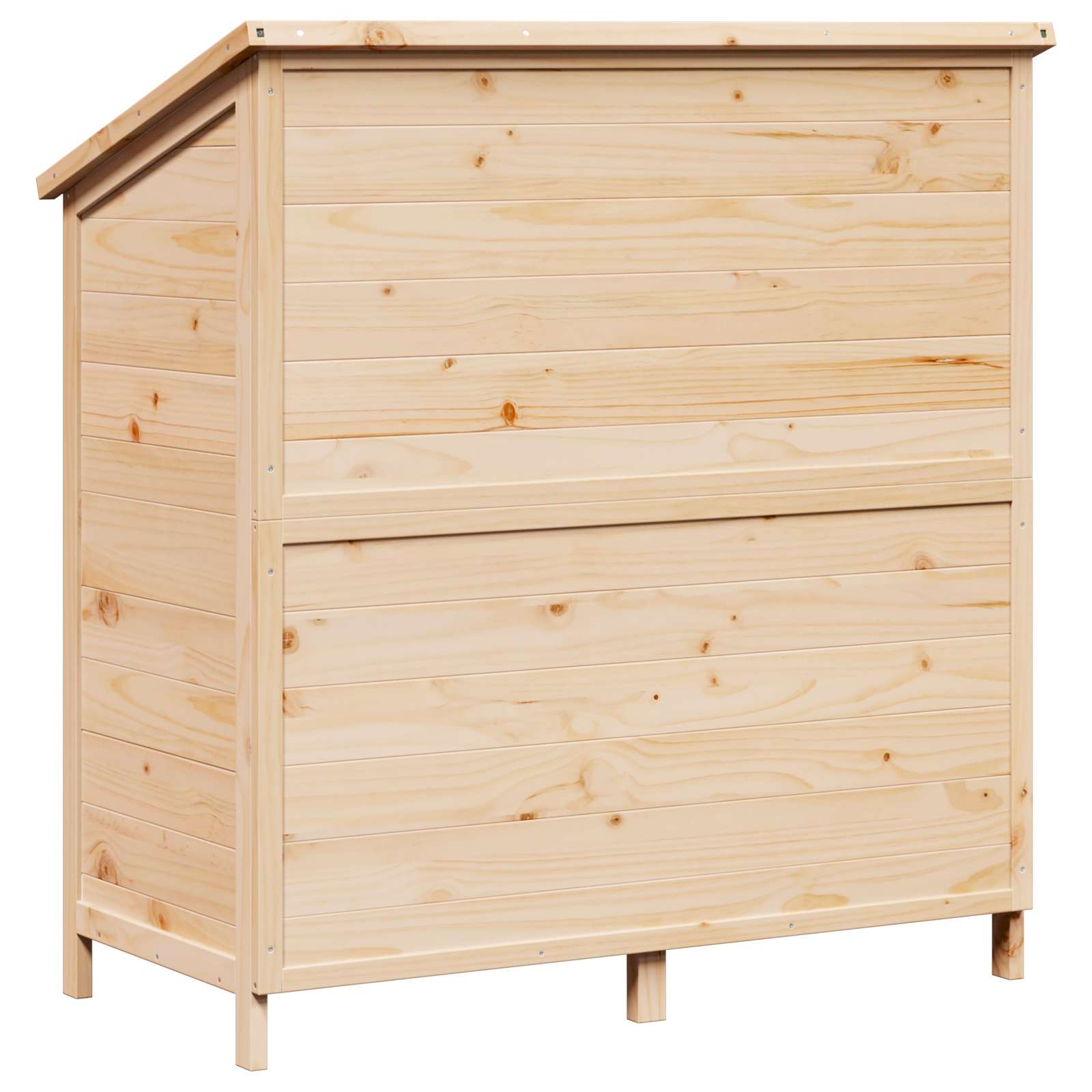 Gartenschuppen Natur 59 x 56 x 113,5 cm Massivholz aus Fichte