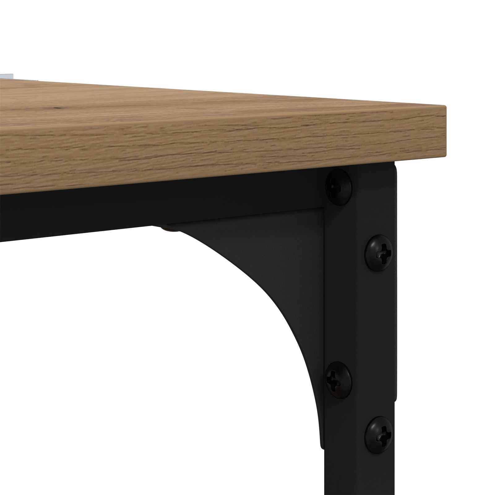 Beistelltisch Schwarz 40x30x75 cm Holzwerkstoff