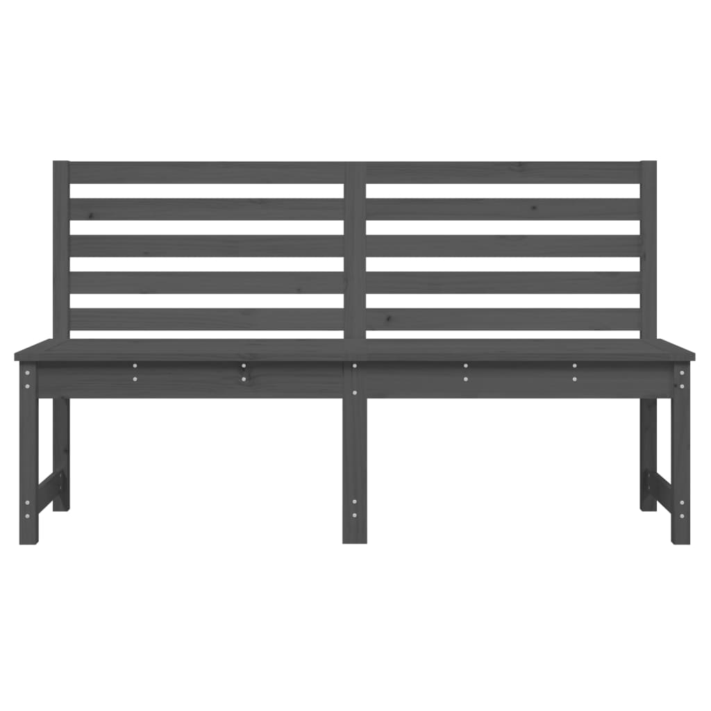 Gartenbank 109 cm Massivholz Kiefer
