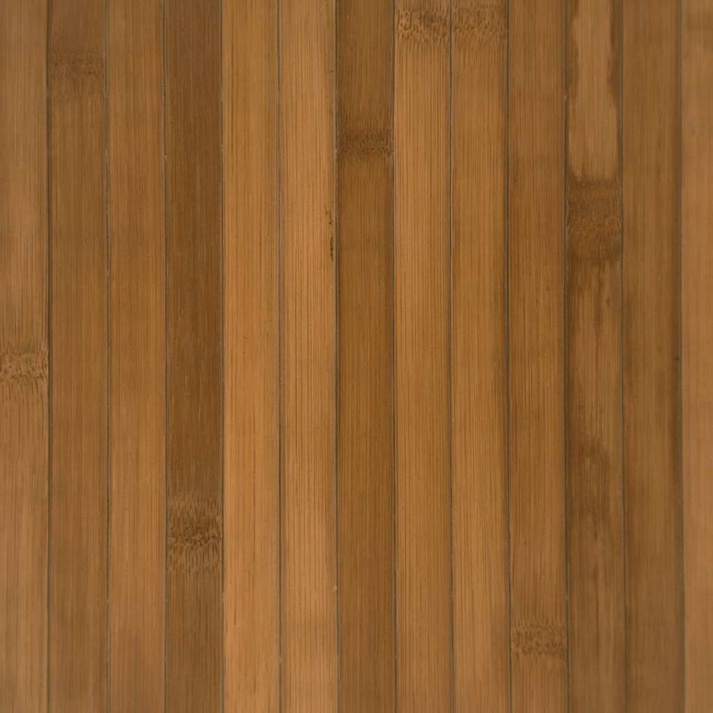 Teppich Rund Schwarz 60 cm Bambus