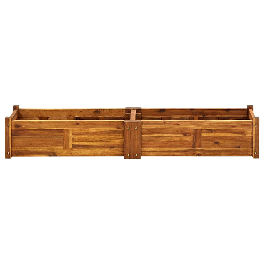 Garten-Hochbeet Akazienholz 76x27,6x25 cm