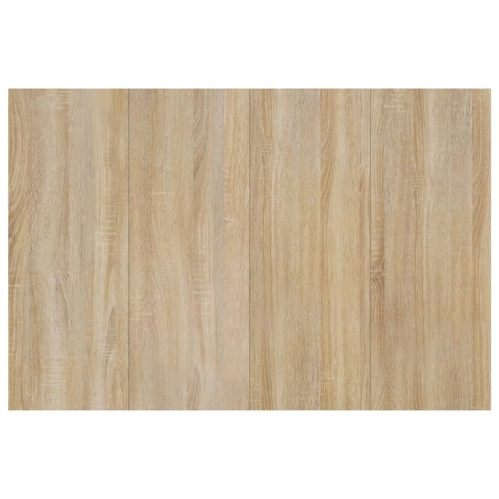 Kopfteil mit Nachttischen Weiß Holzwerkstoff