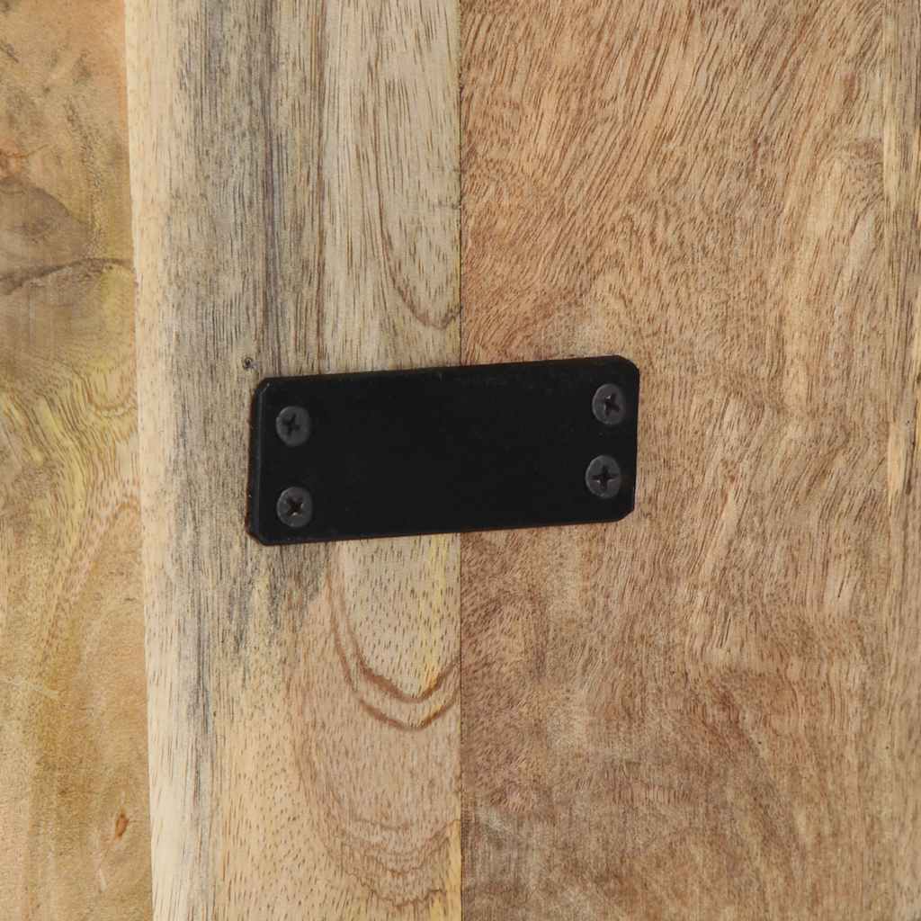 Kopfteil Mehrfarbig 160 cm Massivholz Altholz