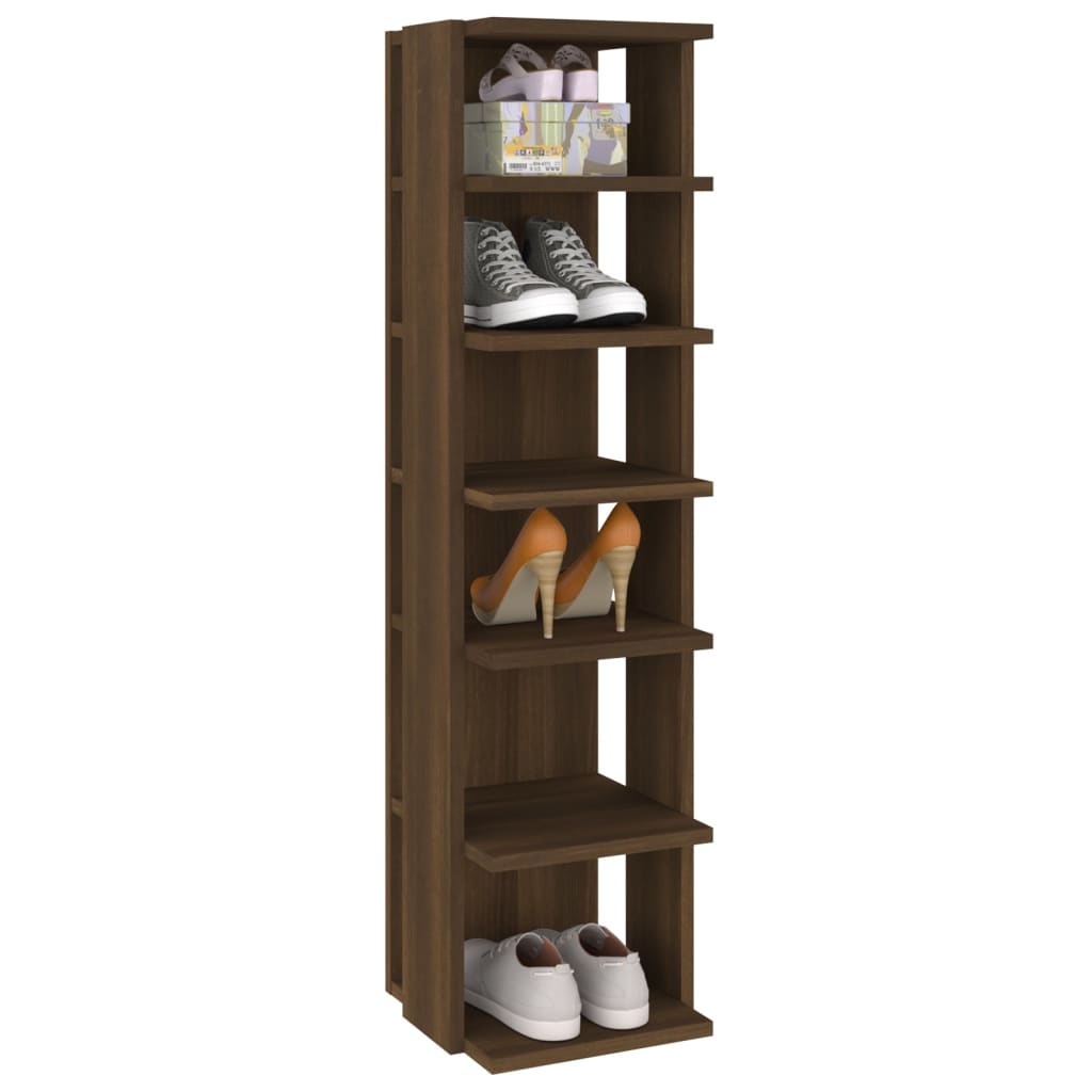 Schuhschrank Weiß 27,5x27x102 cm Holzwerkstoff