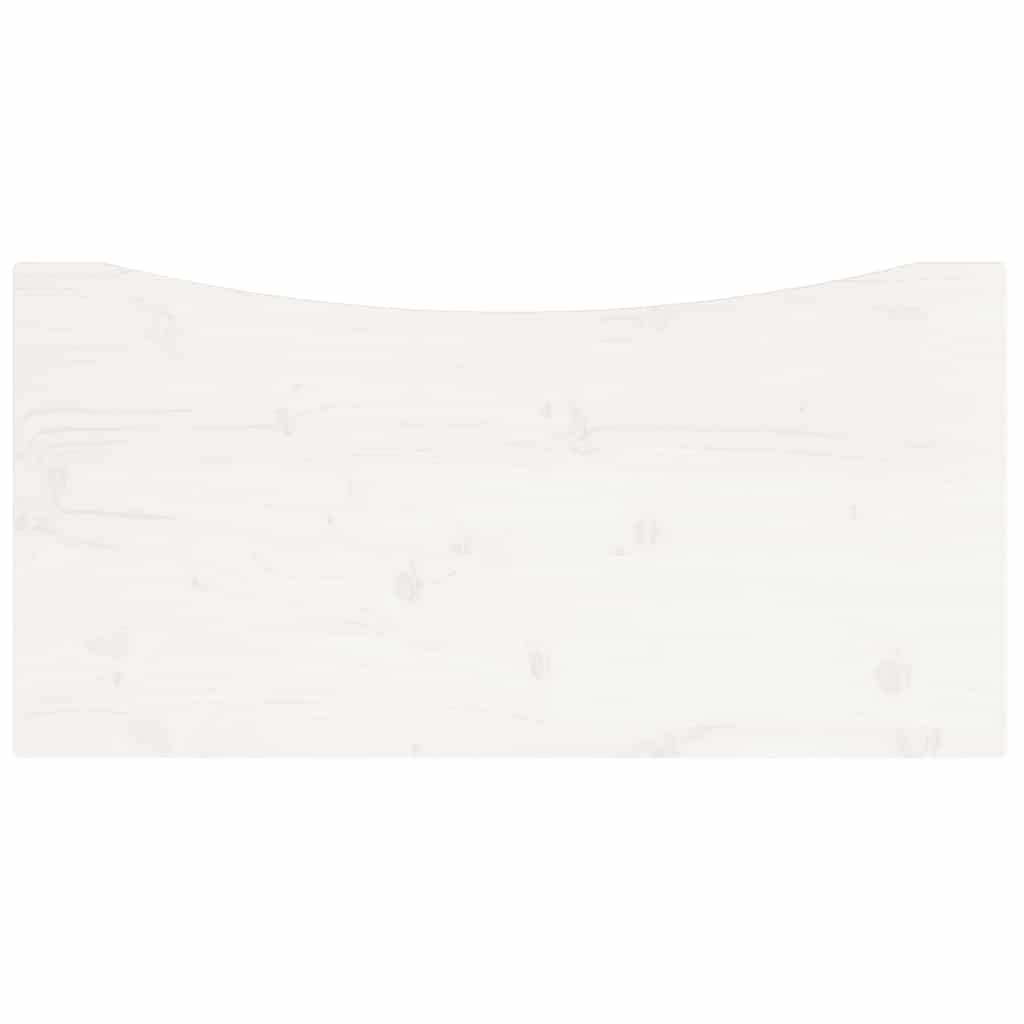Schreibtischplatte 80x40x2,5 cm Massivholz Kiefer