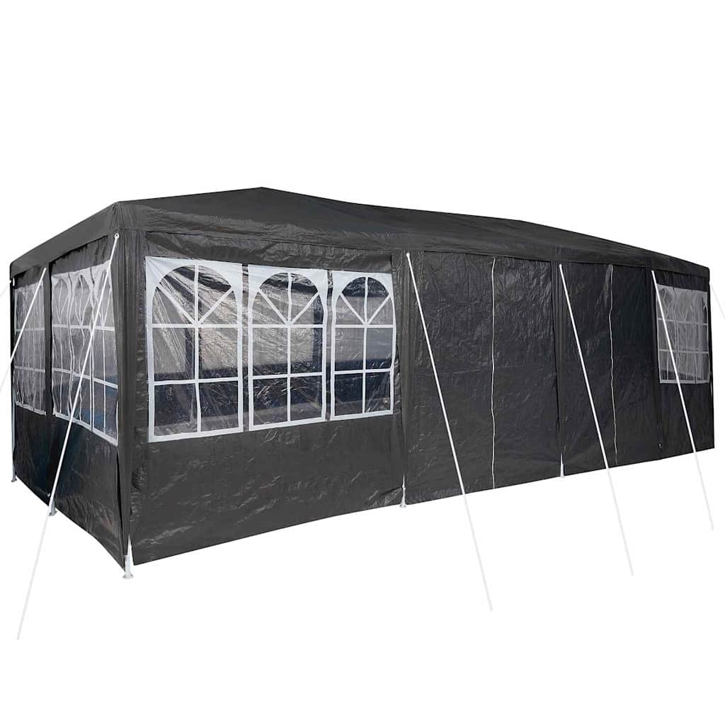 Party-Zelt Weiß 400 x 400 x 266 cm Polyethylen