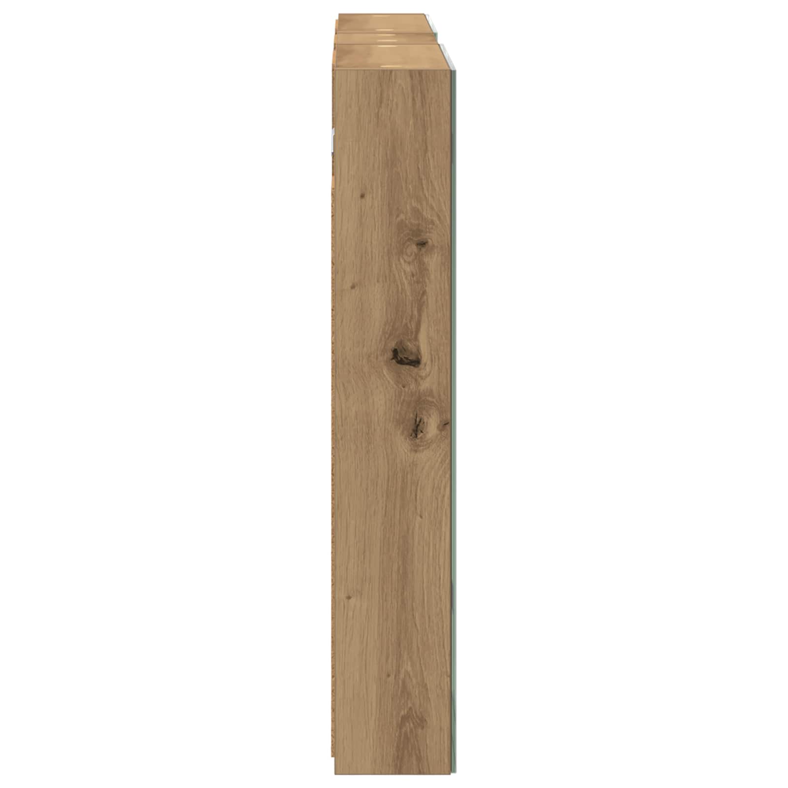 Badezimmerschrank-Set 3 pcs 80 x 10,5 x 50 cm Holzwerkstoff