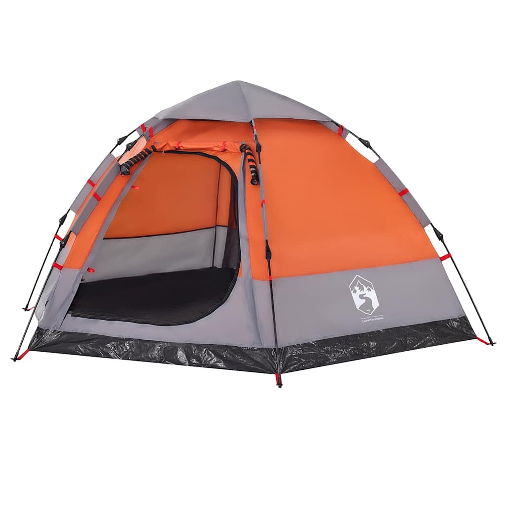 Campingzelt 4 Personen Grün Quick Release