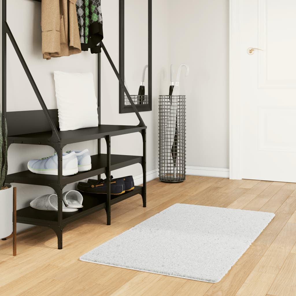 Teppich OVIEDO Kurzflor Anthrazit 120x120 cm