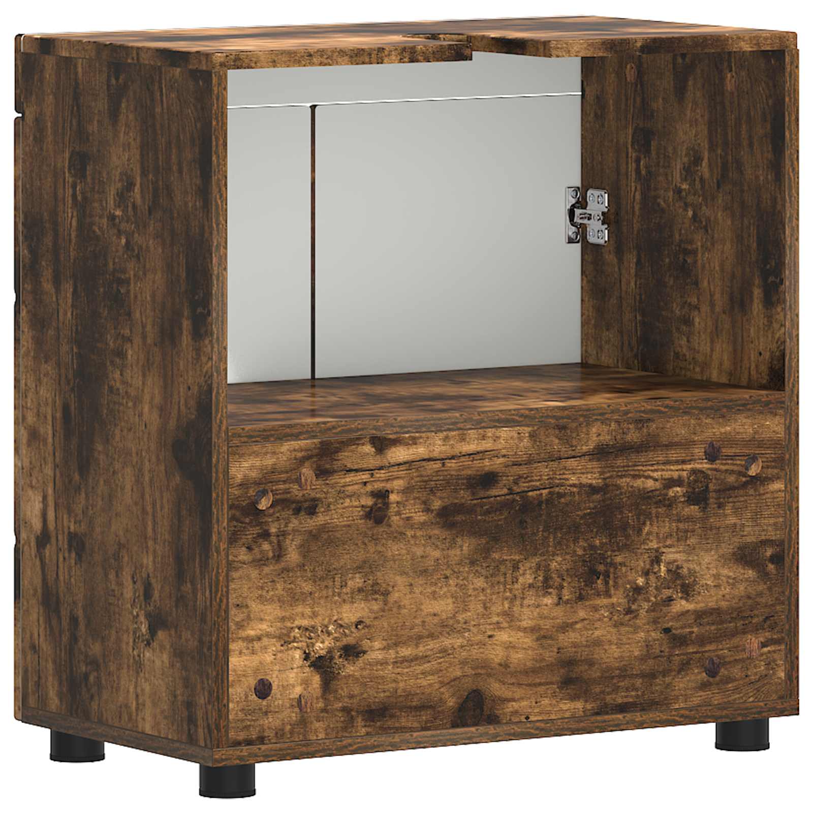 Badezimmermöbel-Set TULUM 2 pcs Weiß 60 x 34 x 63 cm