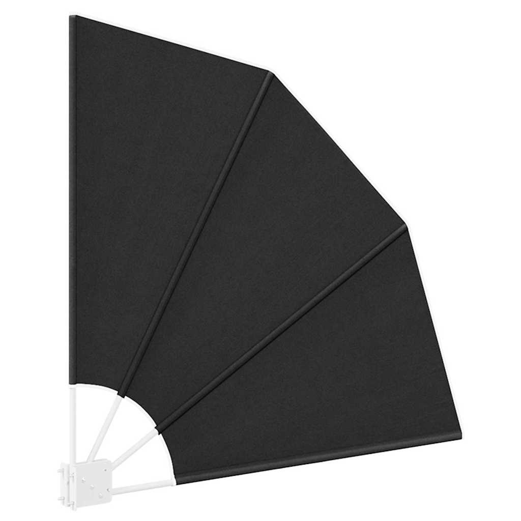 Faltbarer Balkonfächer Grau 210×210 cm
