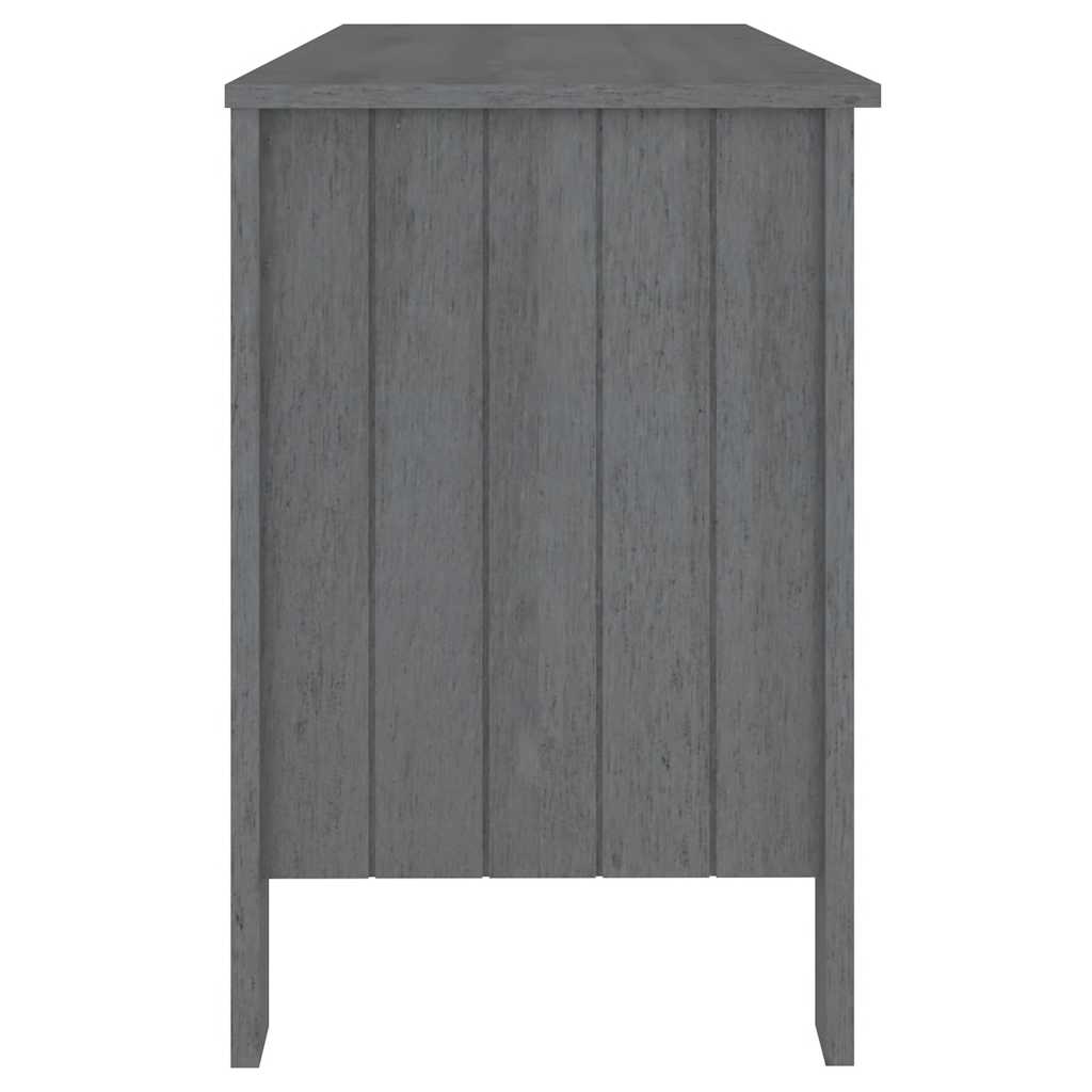 Schreibtisch HAMAR Honigbraun 113x50x75 cm Massivholz Kiefer