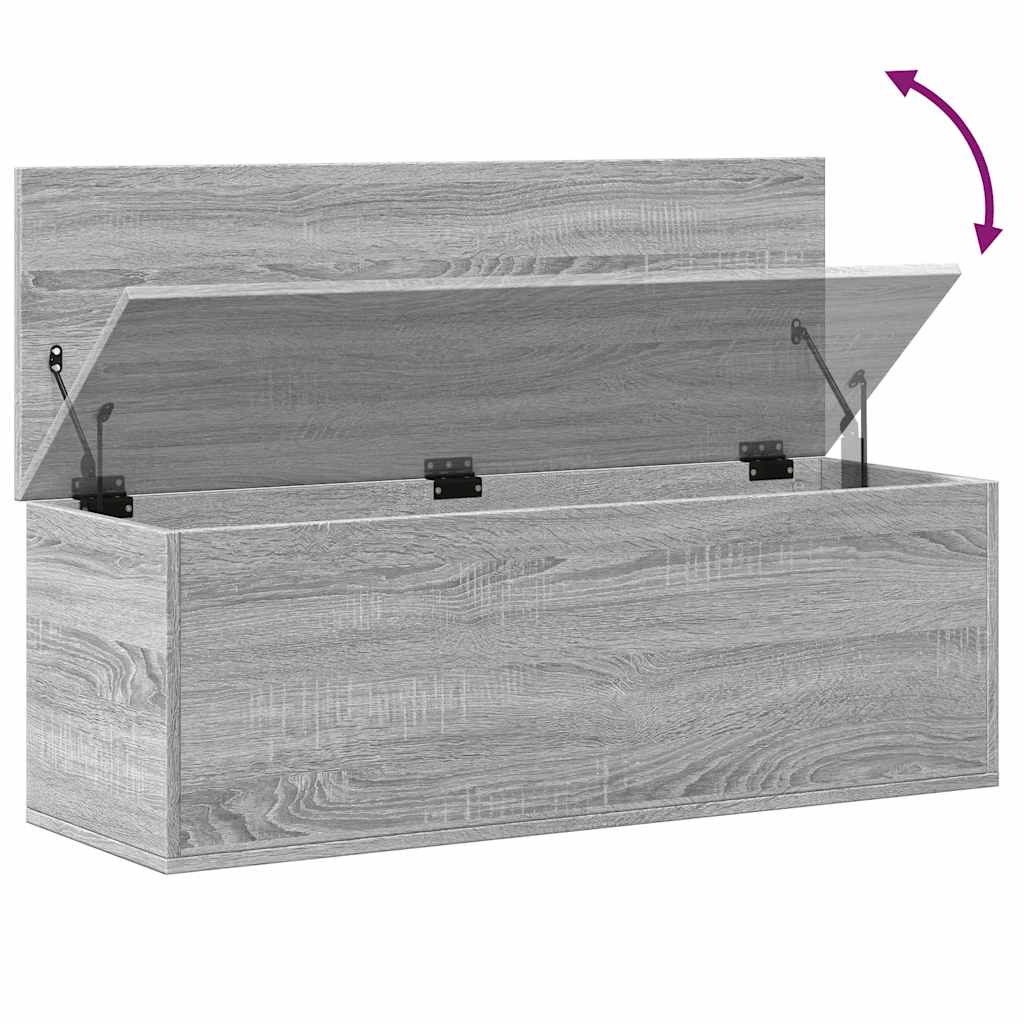 Aufbewahrungstruhe Weiß 84x42x46 cm Holzwerkstoff