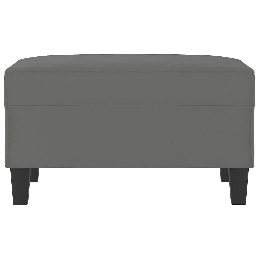 Fußhocker Taupe 60x50x41 cm Mikrofasergewebe