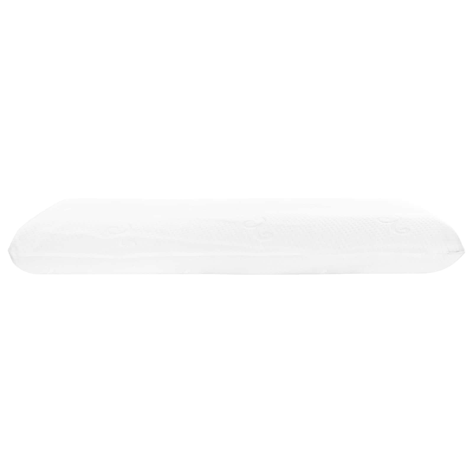 Schlafkissen Uni Weiß 60 x 40 x 13 cm Gel-Speicherschaum