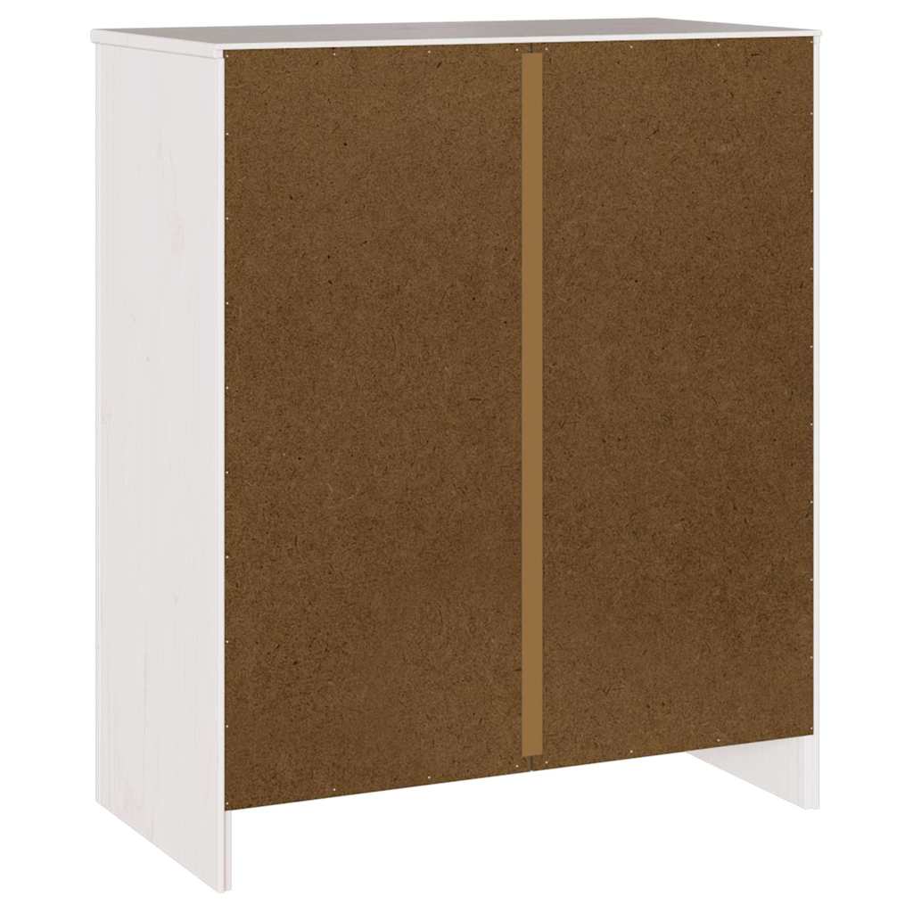 Kommode Drammen Eiche 76,5 x 40 x 91 cm Massivholz Kiefer