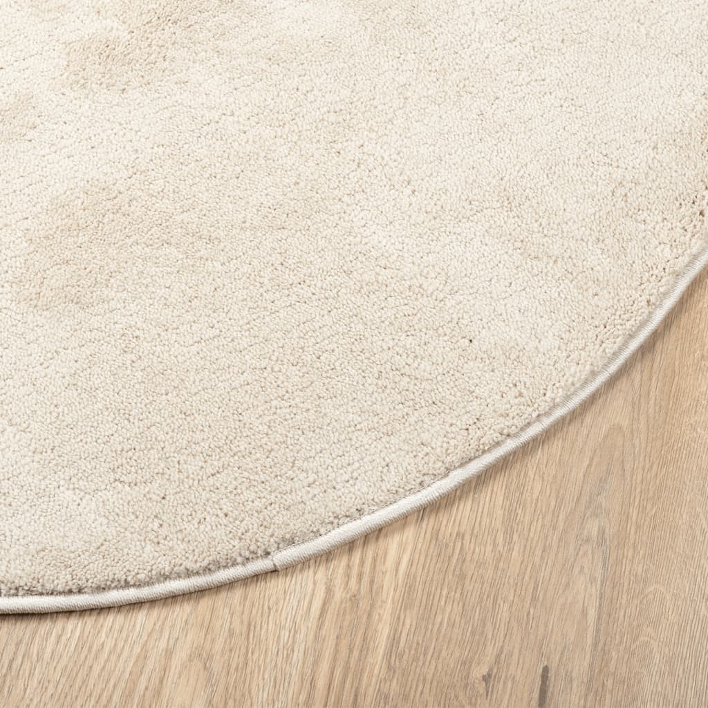 Teppich OVIEDO Kurzflor Anthrazit 120x120 cm