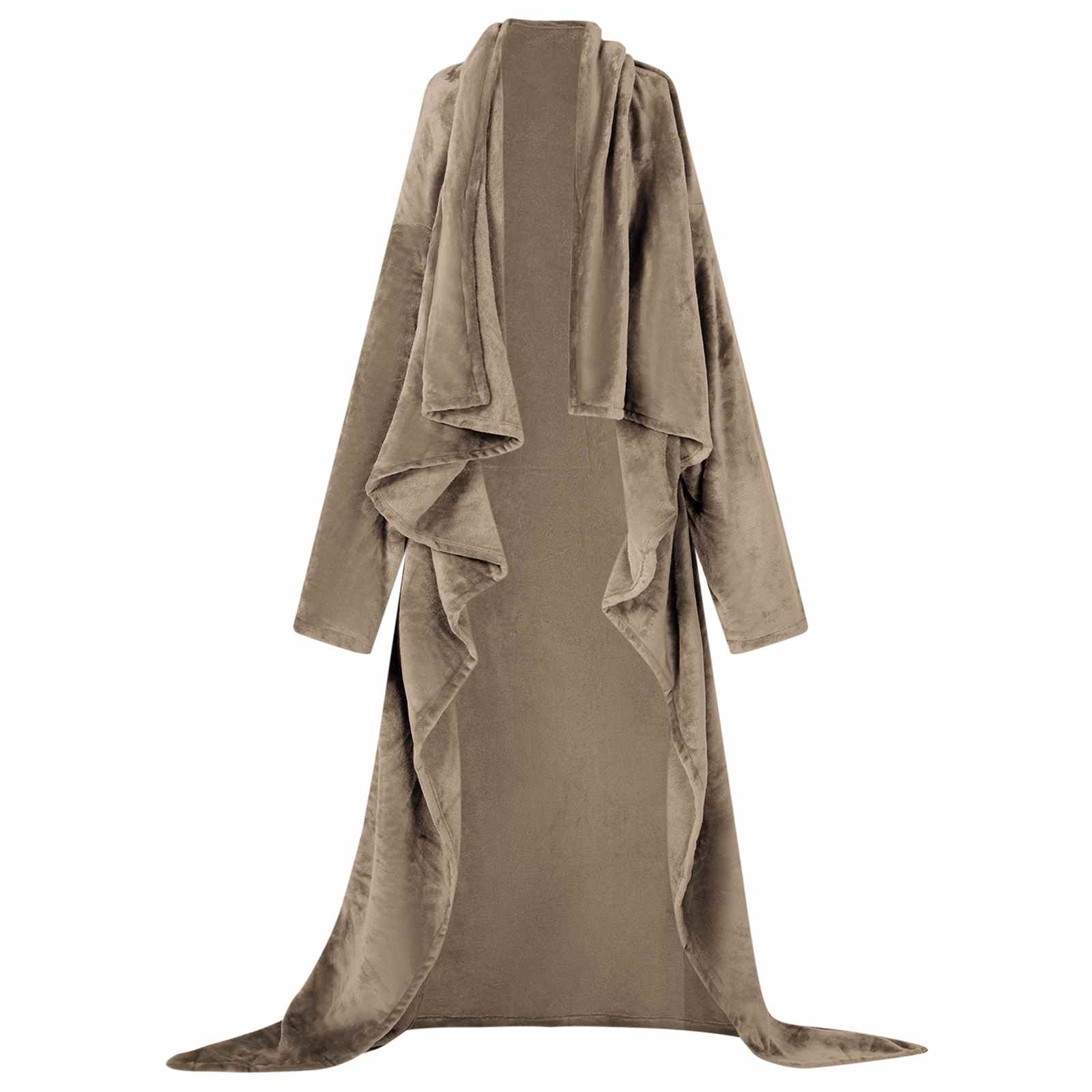 Decken-Hoodie Beige F Flanell