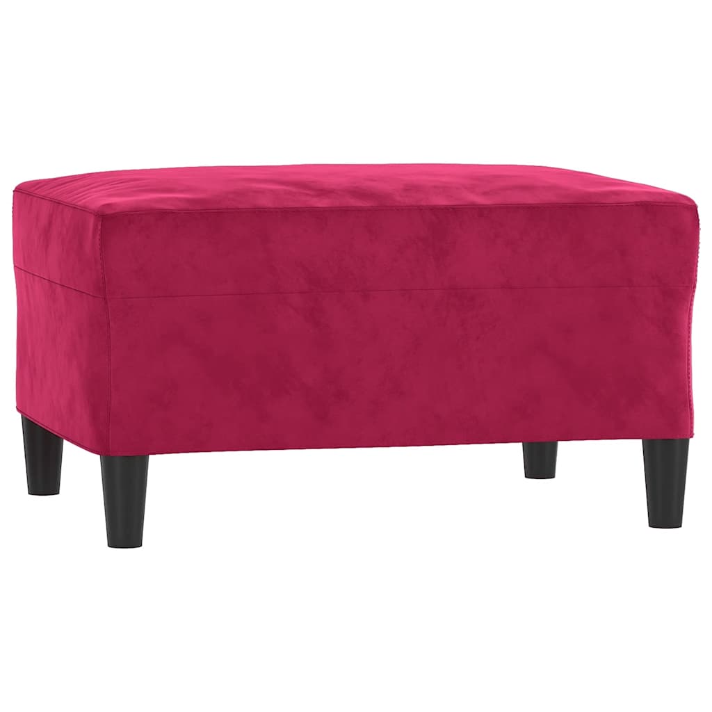 Fußhocker Hellgrau 60x50x41 cm Samt