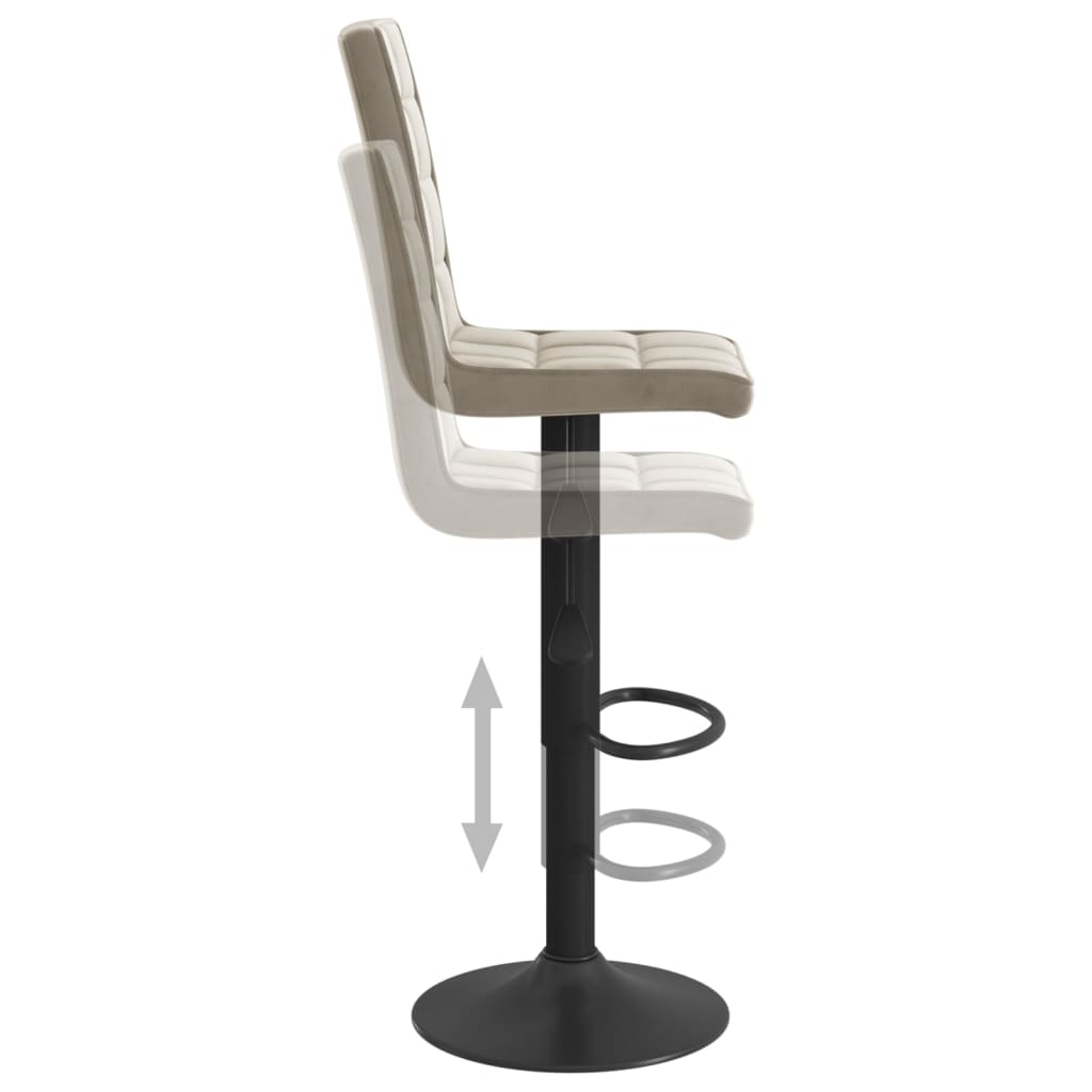 Barhocker Rosa Samt