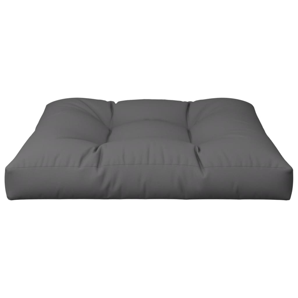 Palettenkissen Anthrazit 50x50x12 cm Stoff