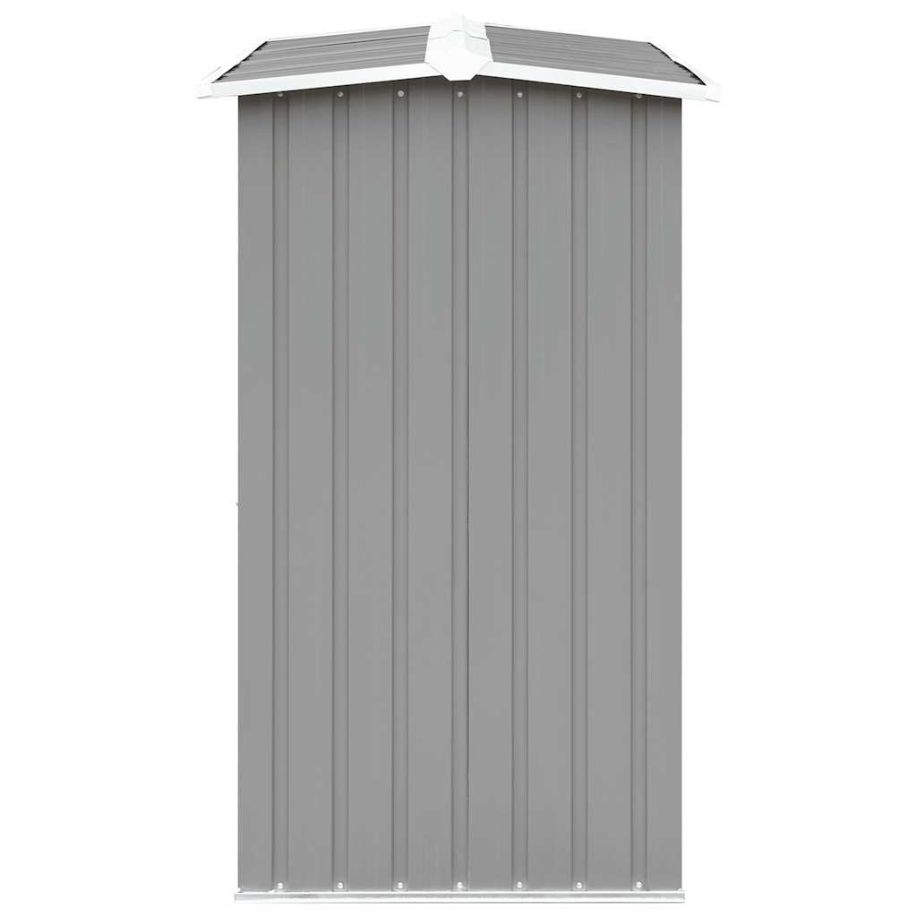 Brennholzlager Verzinkter Stahl 172 x 91 x 154 cm Grau
