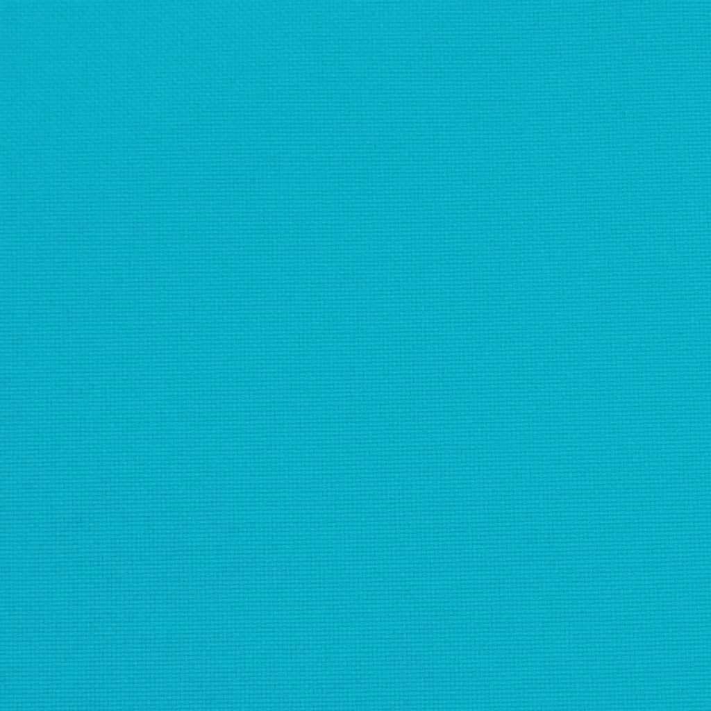 Kissen Rund Marineblau Ø 60x11 cm Oxford-Gewebe