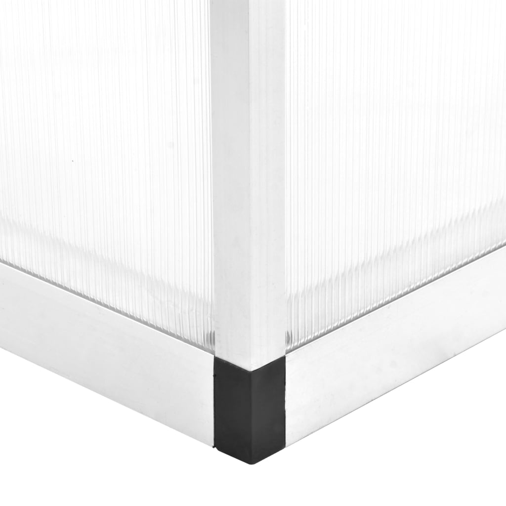 Gewächshaus Aluminium 302x190x195 cm 11,19 m³