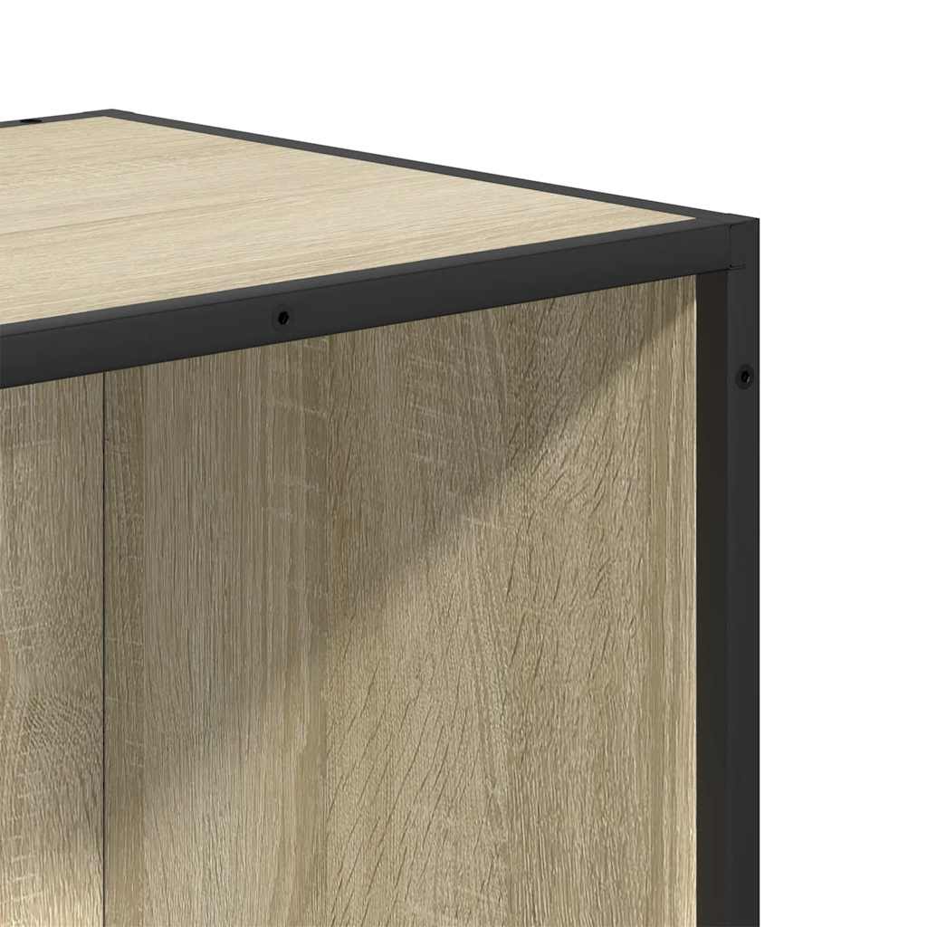 Bücherregal Schwarz 60x35x139 cm Holzwerkstoff