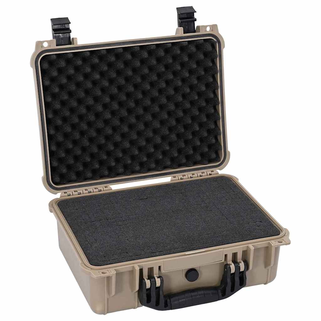 Koffer für Flugreise Tragbar Schwarz 46,5x21,5x17,5 cm PP