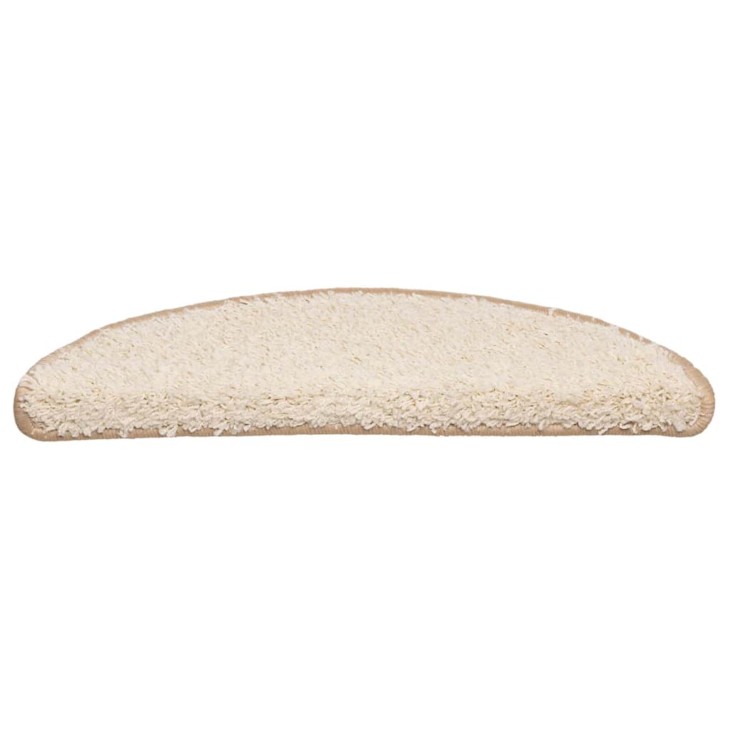 Stufenmatten 15 Stk. 56x17x3 cm Grau Halbrund