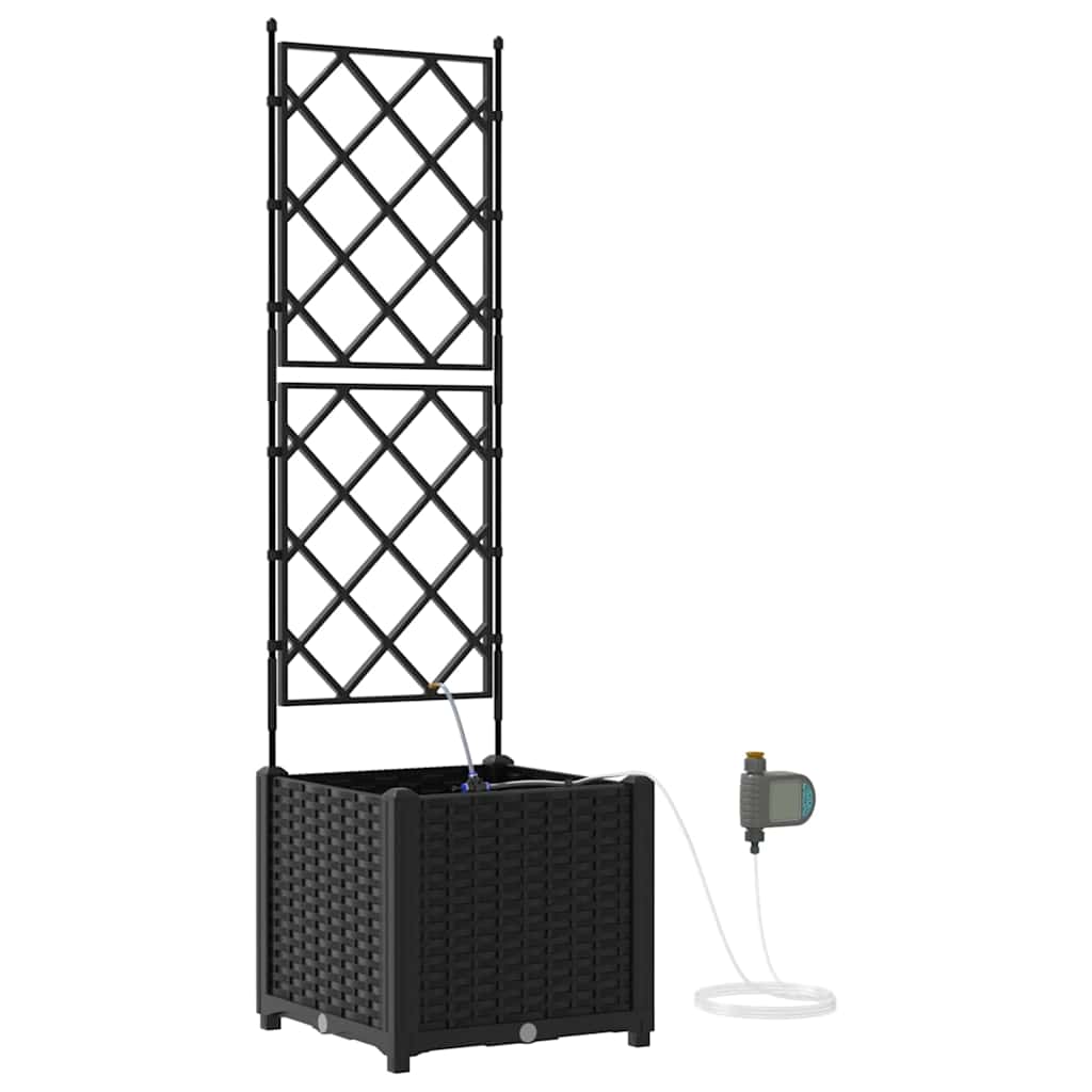 Garten-Pflanzgefäß 4 Stk. Braun 160 x 40 x 22 cm PP