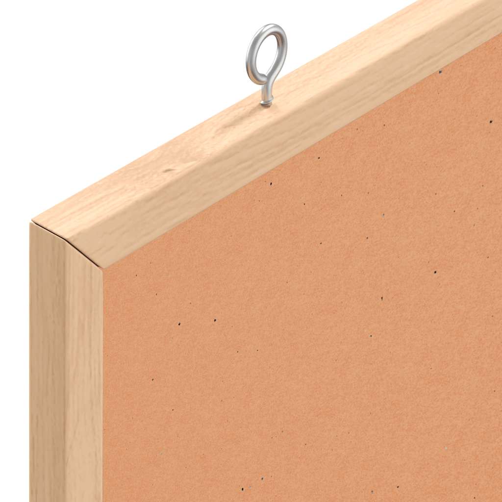 Magnetisches Whiteboard mit massivem Kiefernholzrahmen 40x30 cm