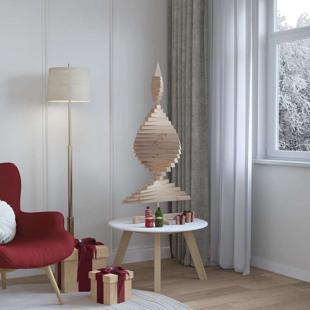 Weihnachtsbäume mit Ständer Natur 60 cm Massivholz Kiefer