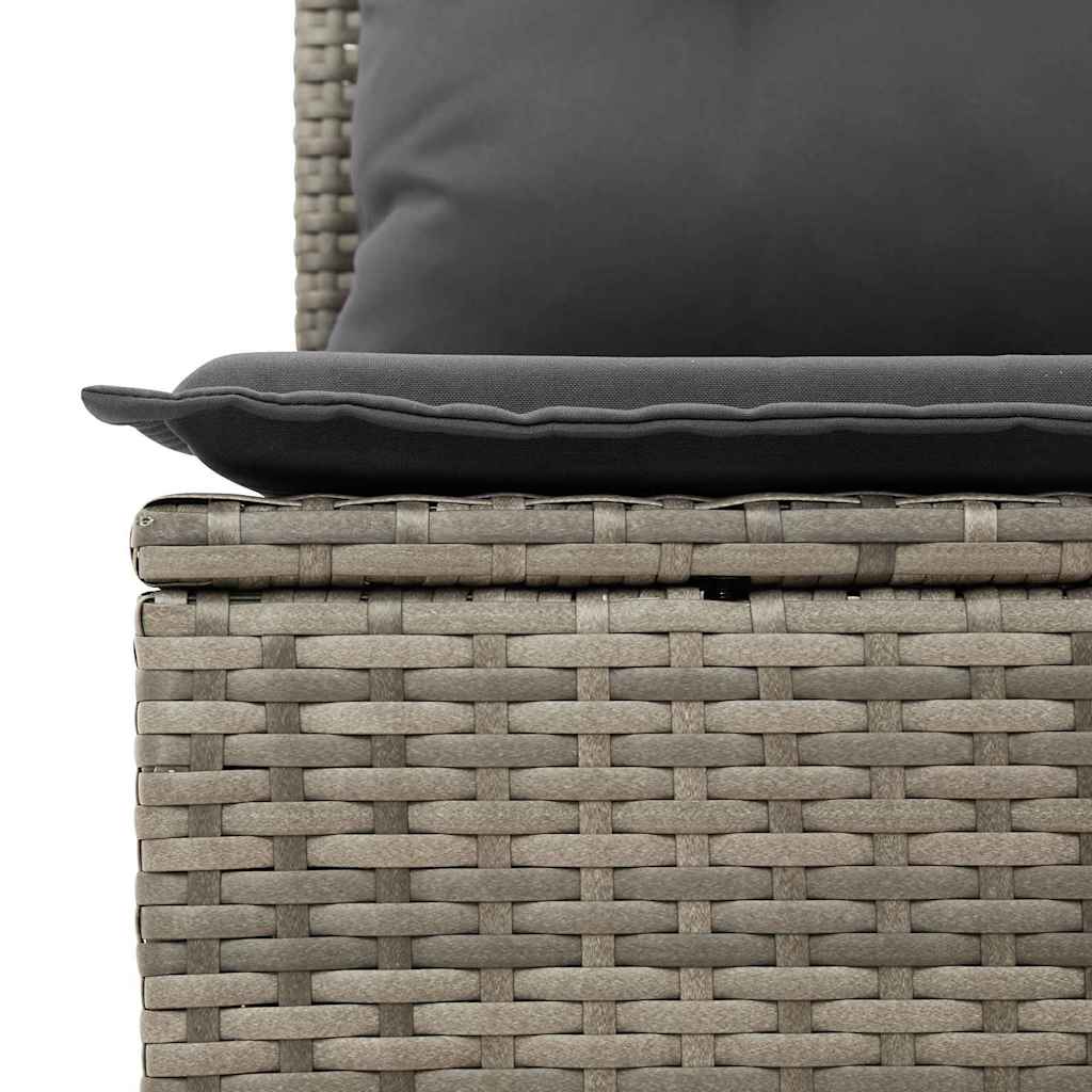 Garten Essgruppe mit Kissen 5 pcs Schwarz und Creme