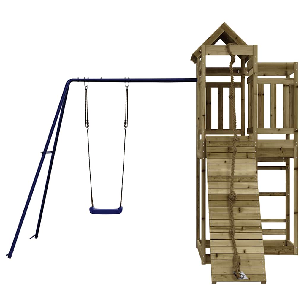 Spielturm Massivholz Kiefer