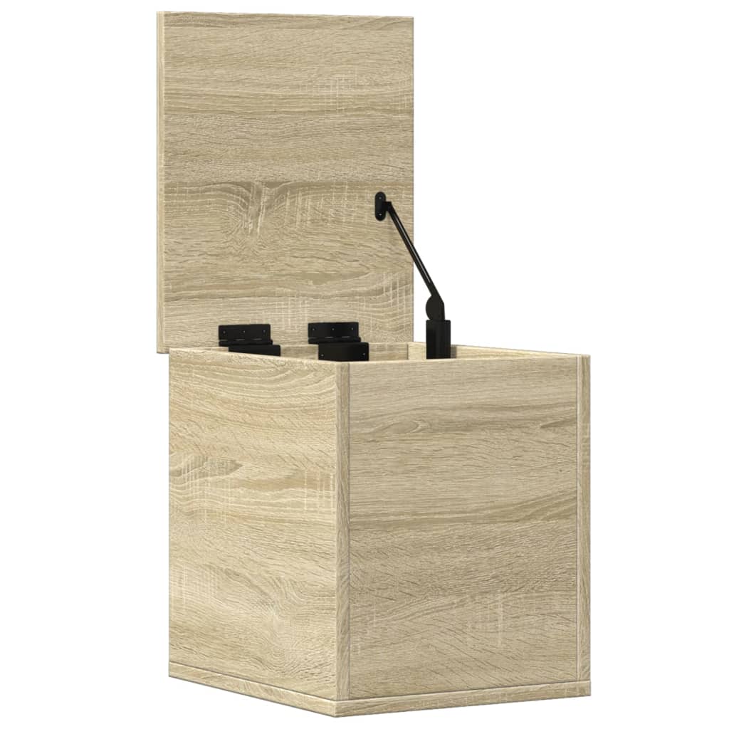 Aufbewahrungstruhe Weiß 84x42x46 cm Holzwerkstoff
