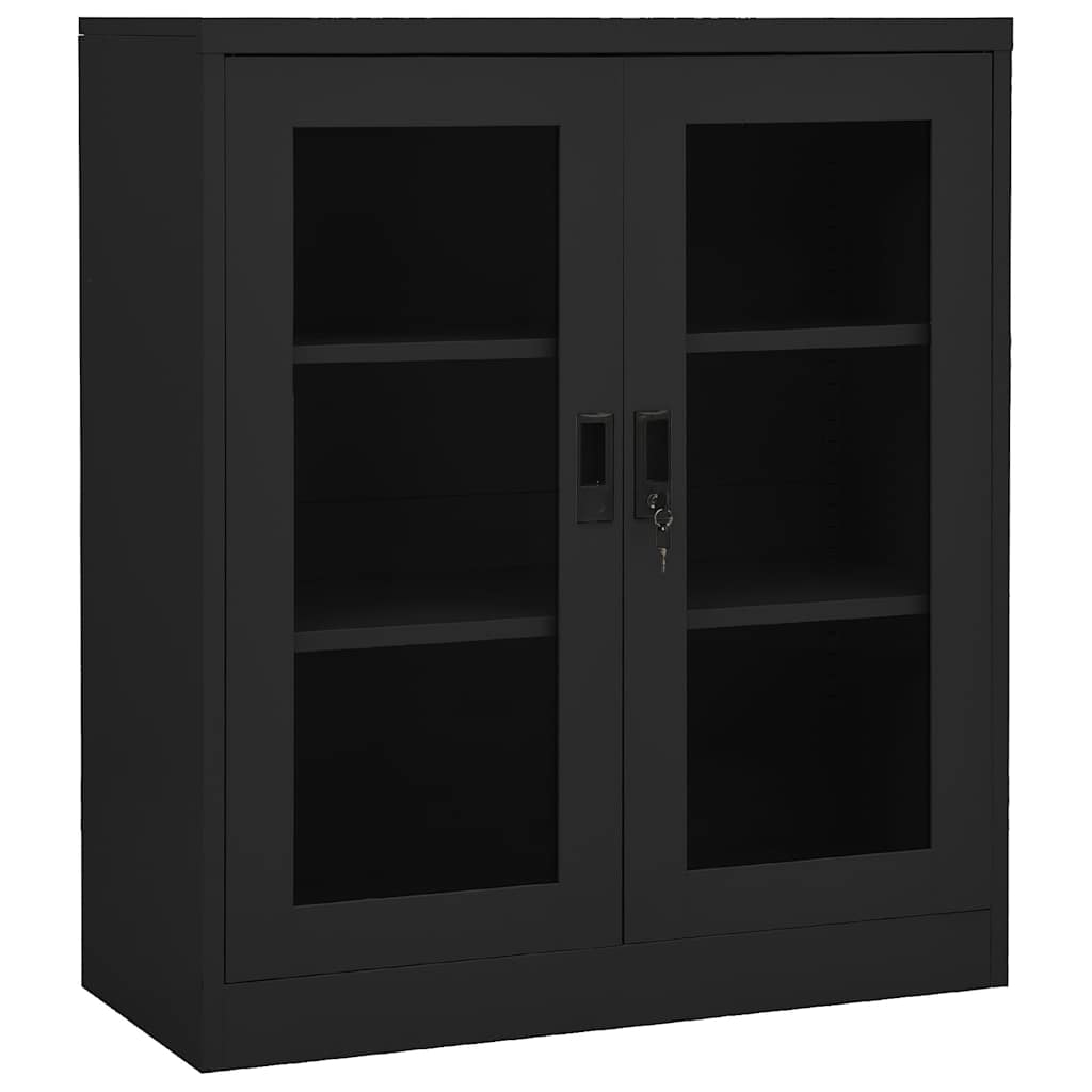 Büroschrank Weiß 90x40x70 cm Stahl